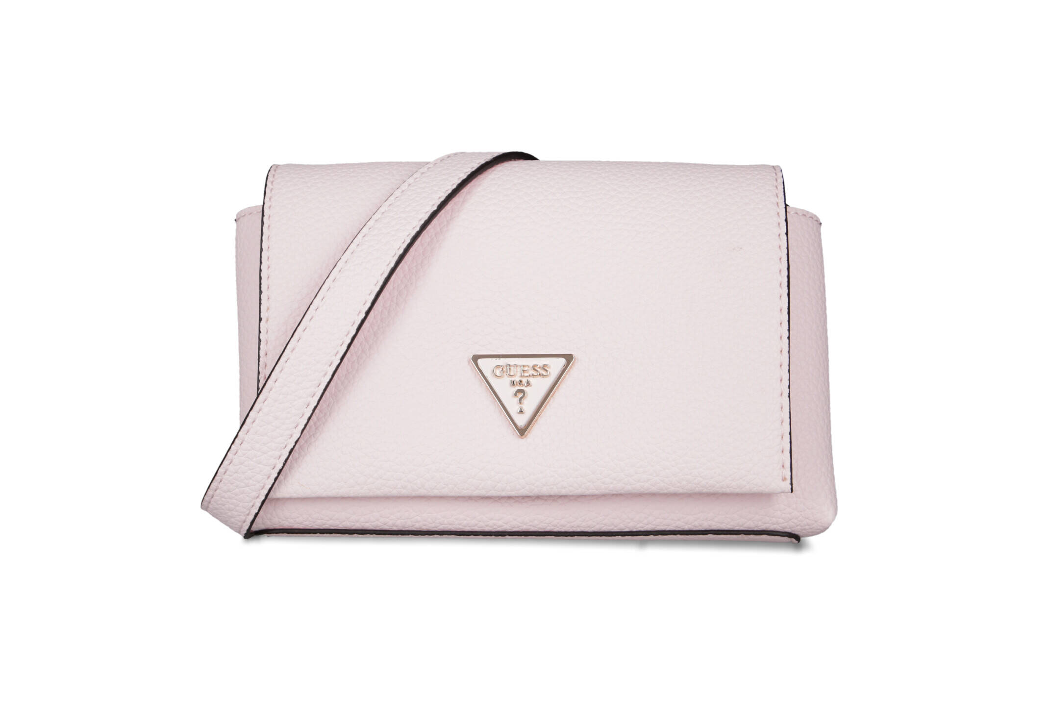 Guess Downtown Chic Mini Xbody Flap Bag – Off-White Faux Leather Crossbody #73