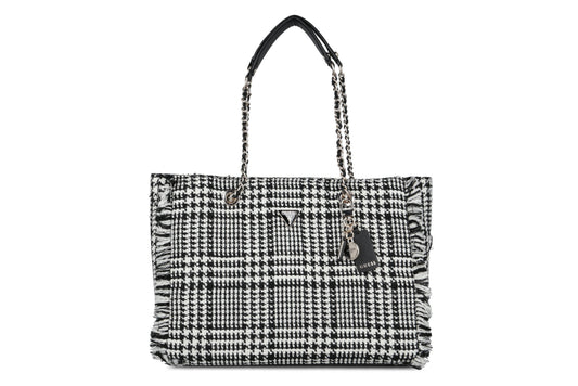 Guess Black & White Shoulder Bag For Women 16#
