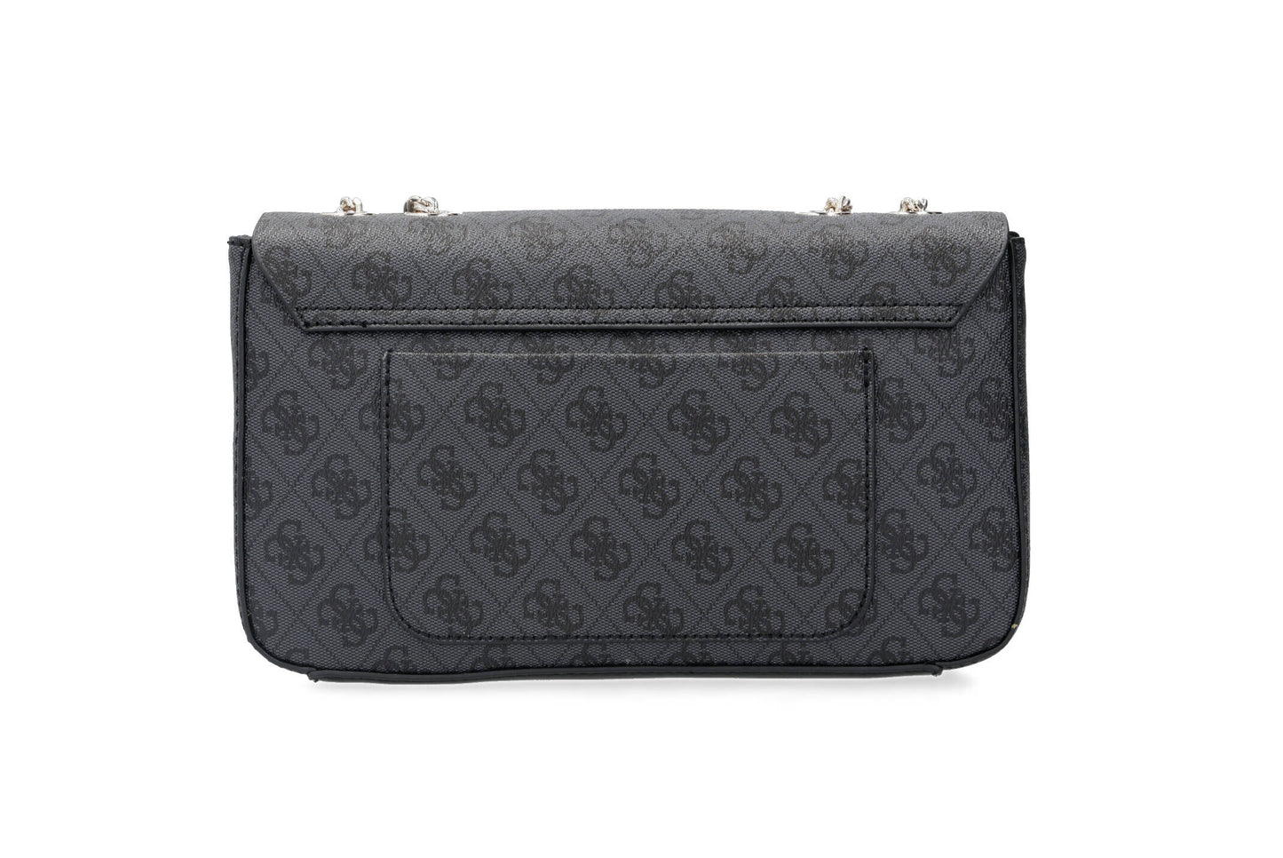 Guess Dark Grey Monogram Bag For Women 24#