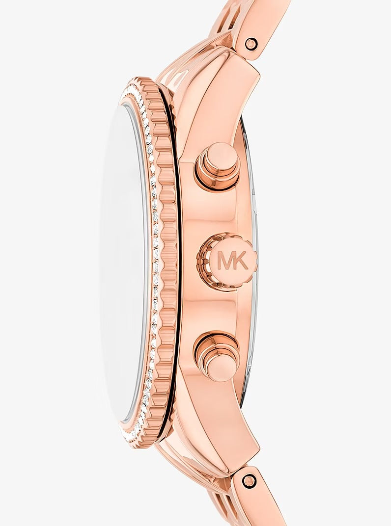 Michael Kors Ritz Ladies Chronograph Watch – MK7531 Rose Gold