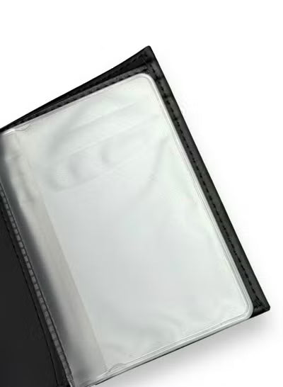 Tommy Hilfiger Men's Black Leather Trifold Wallet – Premium Classic Everyday Wallet#083