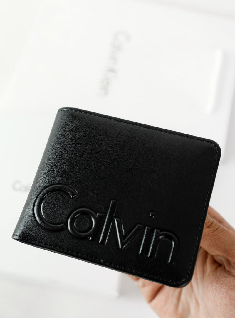 CK Black Leather Wallet For Men #21