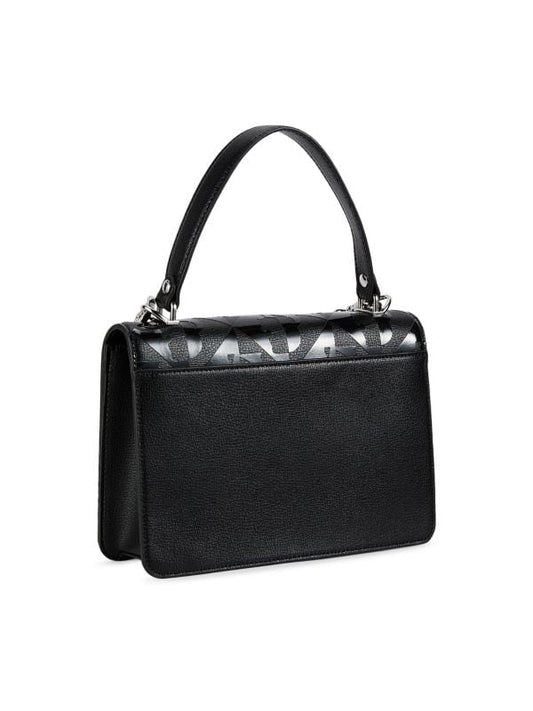 KL Black Leather Bag For Women 107#