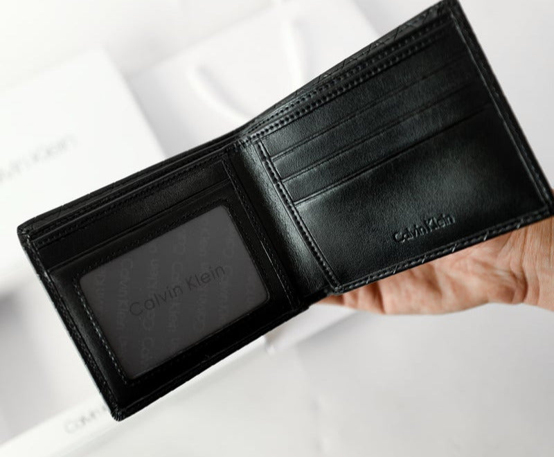 CK Black Leather Wallet For Men #31