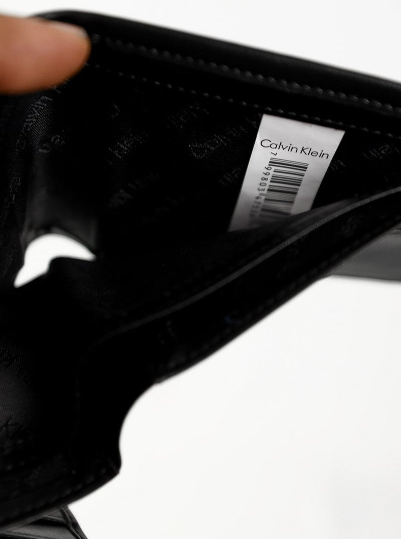 CK Black Leather Wallet For Men #32