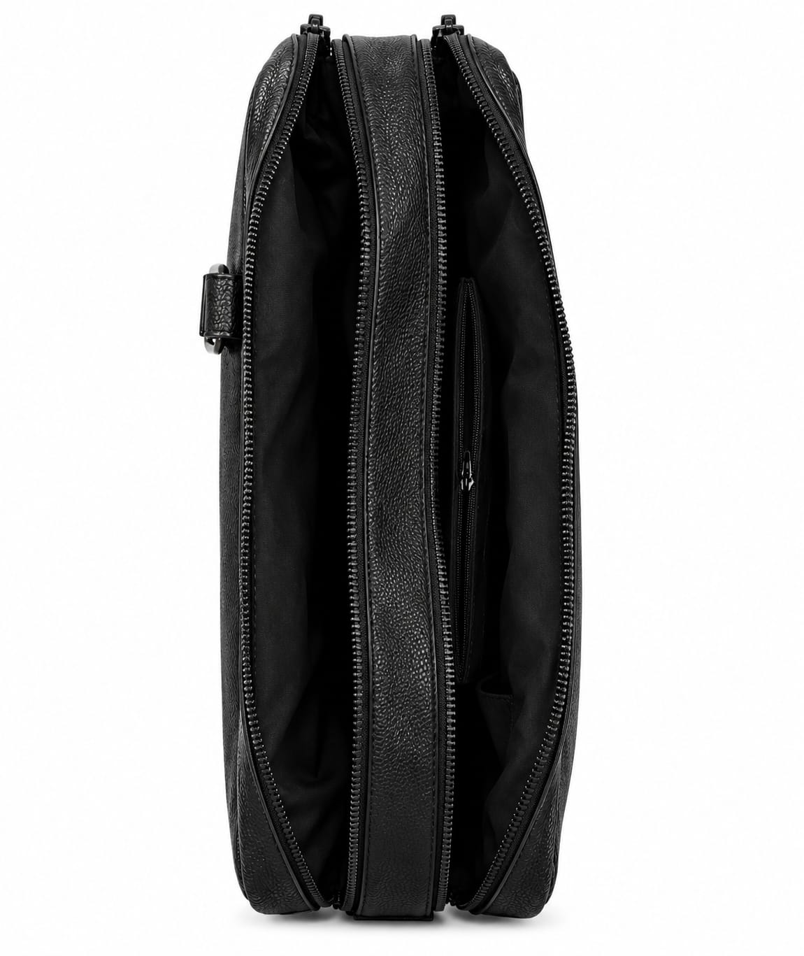 Calvin Klein Men's Pebbled Black Work & Laptop Bag with Shoulder Strap#0032