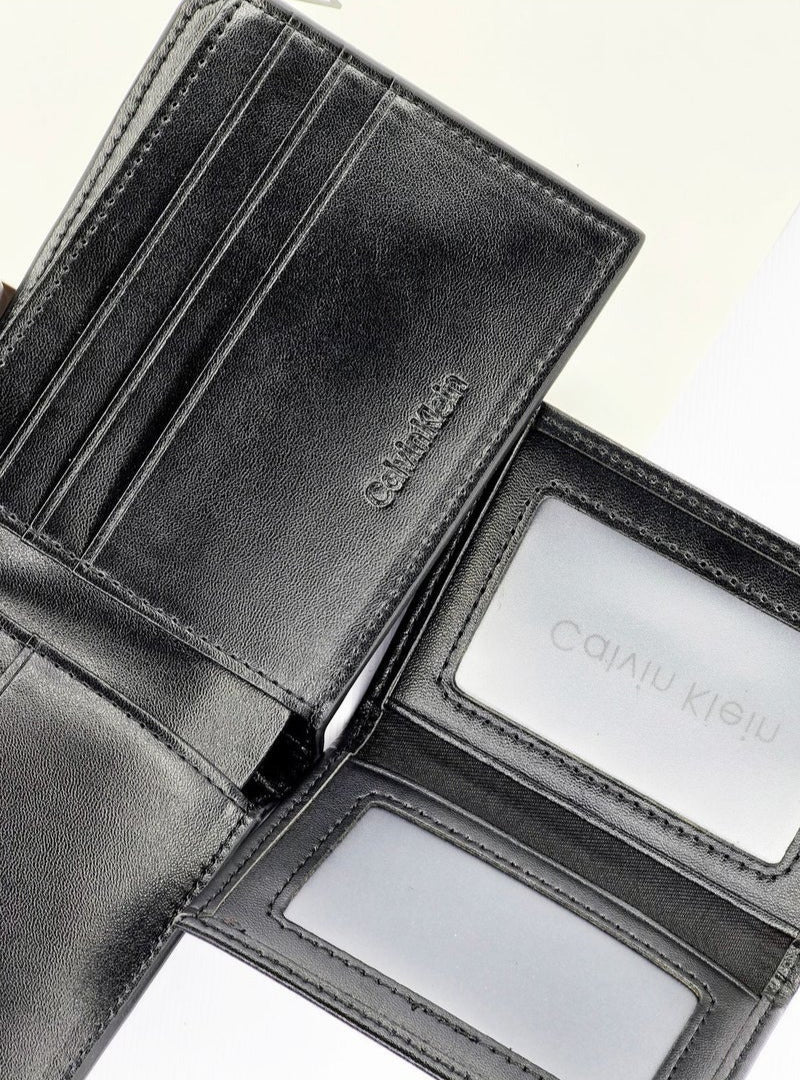 CK Black Leather Wallet For Men #14