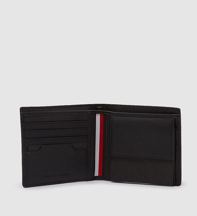 TH Black Leather Wallet With Card Holder For Men 34#