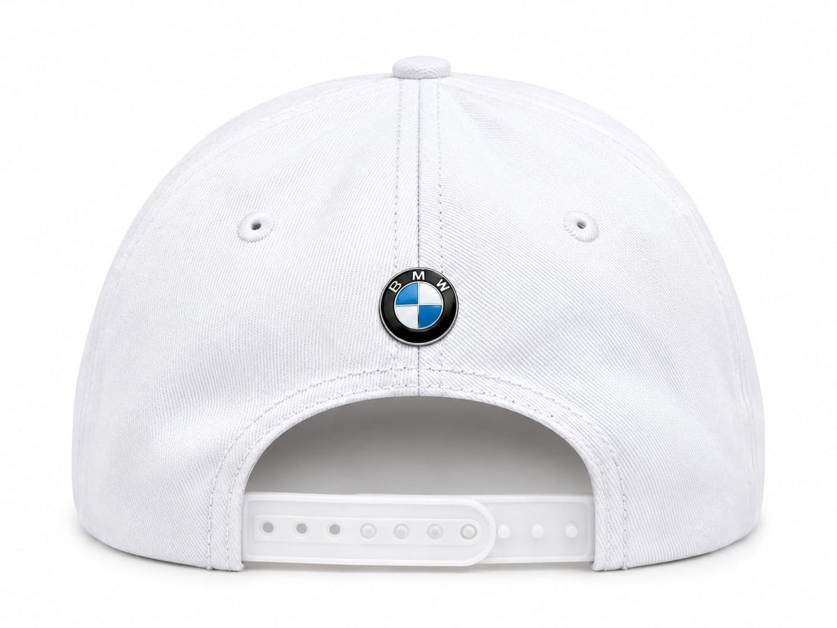 BMW M Motorsport White Baseball Cap - Adjustable Unisex Sports Hat#9
