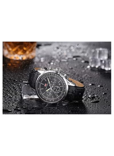 Mini Focus Casual Men's Analog Watch with Genuine Leather Strap – MF0116G.03