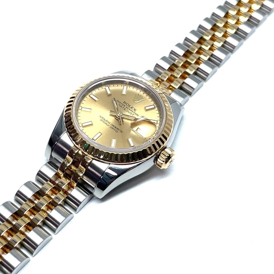 Rolex Lady-Datejust 26mm Gold and Silver Women's Watch – Reference 179173-Rolex-W-S-01