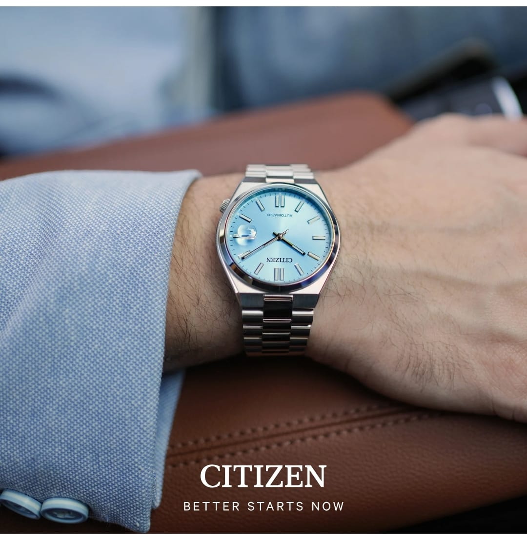 Citizen TSUYOSA NJ0151-88M Automatic Watch with Turquoise Dial