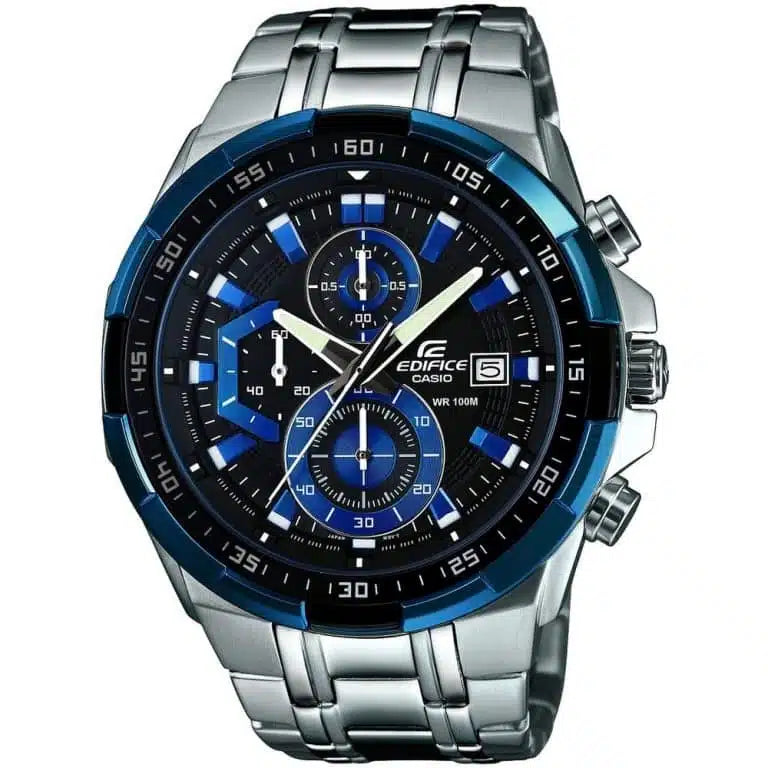 Casio Edifice Men’s Chronograph Watch EFR-539D-1A2VUEF – Black Dial Stainless Steel Sport Watch