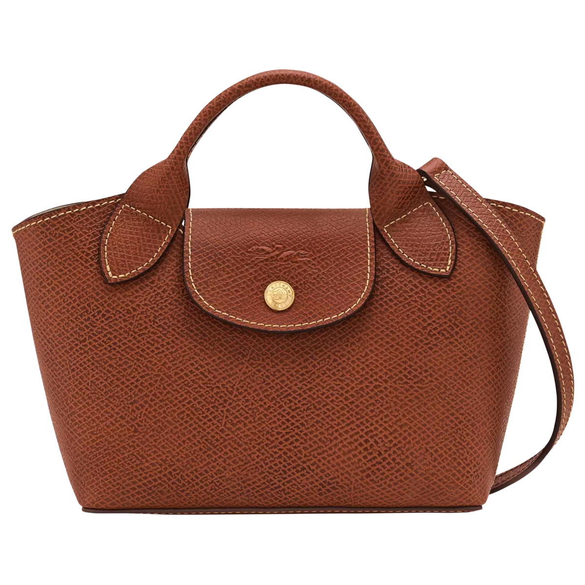 Longchamp EPURE XS Women’s Small Leather Crossbody Bag – Brown#0002