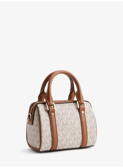 Michael Kors Bedford Legacy Extra-Small Logo Duffle Crossbody Bag with Leather Trim#27