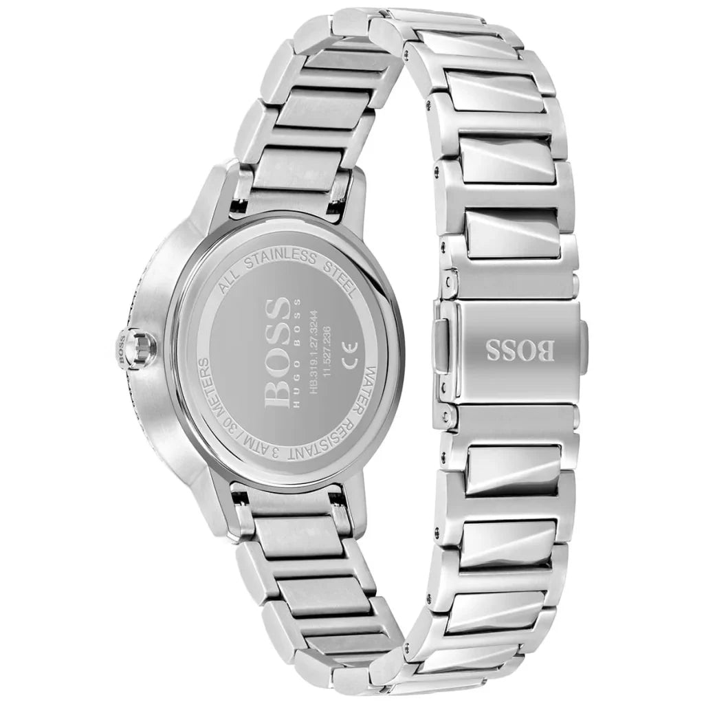 Hugo Boss Signature 1502539 Women’s Quartz Watch – Silver Dial Silver Stainless Steel Bracelet