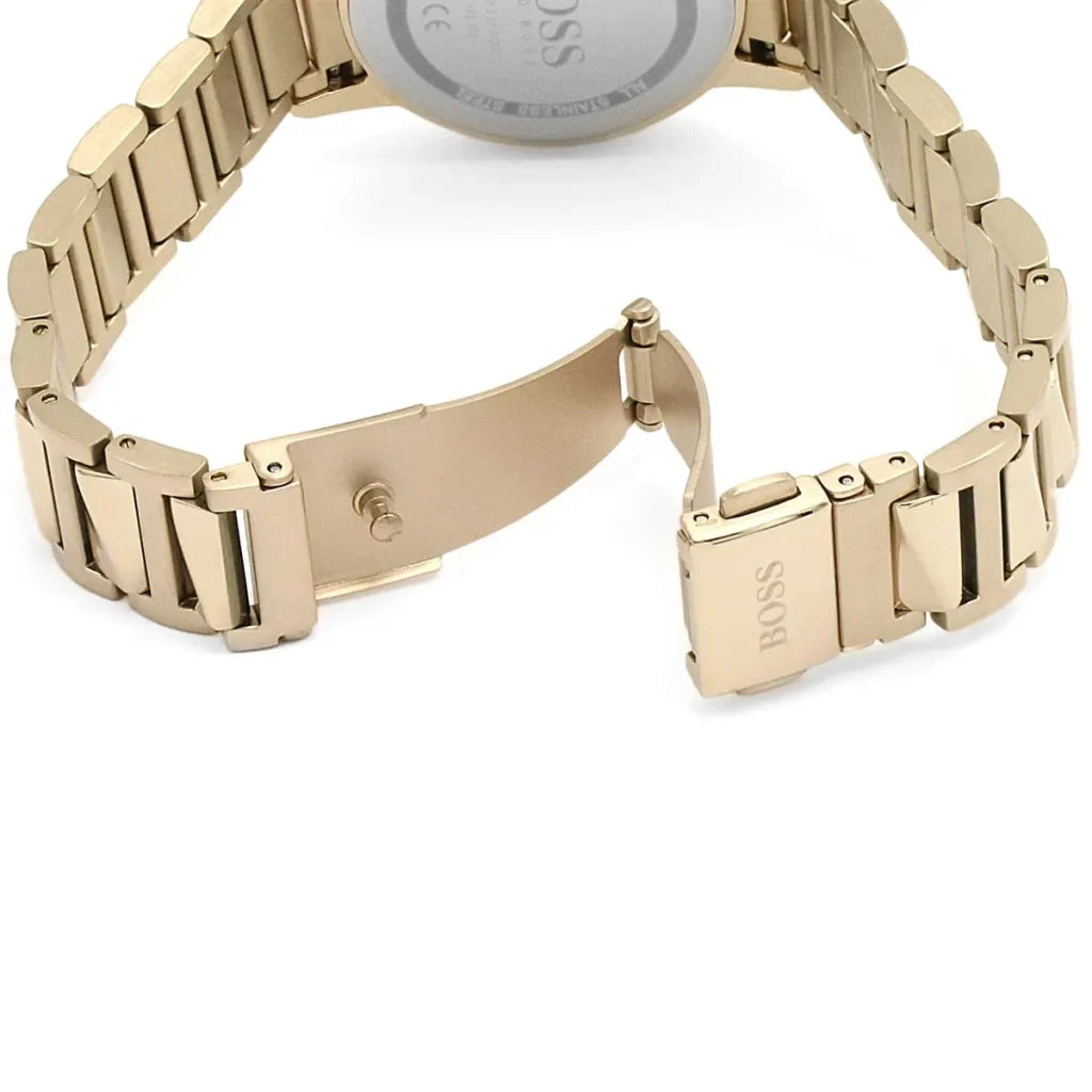 Hugo Boss Women’s Watch – Model 1502540 | Elegant Rose Gold Signature Design