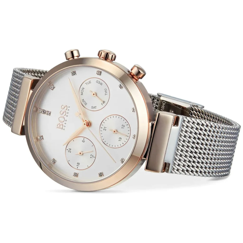 Hugo Boss Hugo Boss Flawless Women’s Watch 1502551 – Silver Dial Stainless Steel
