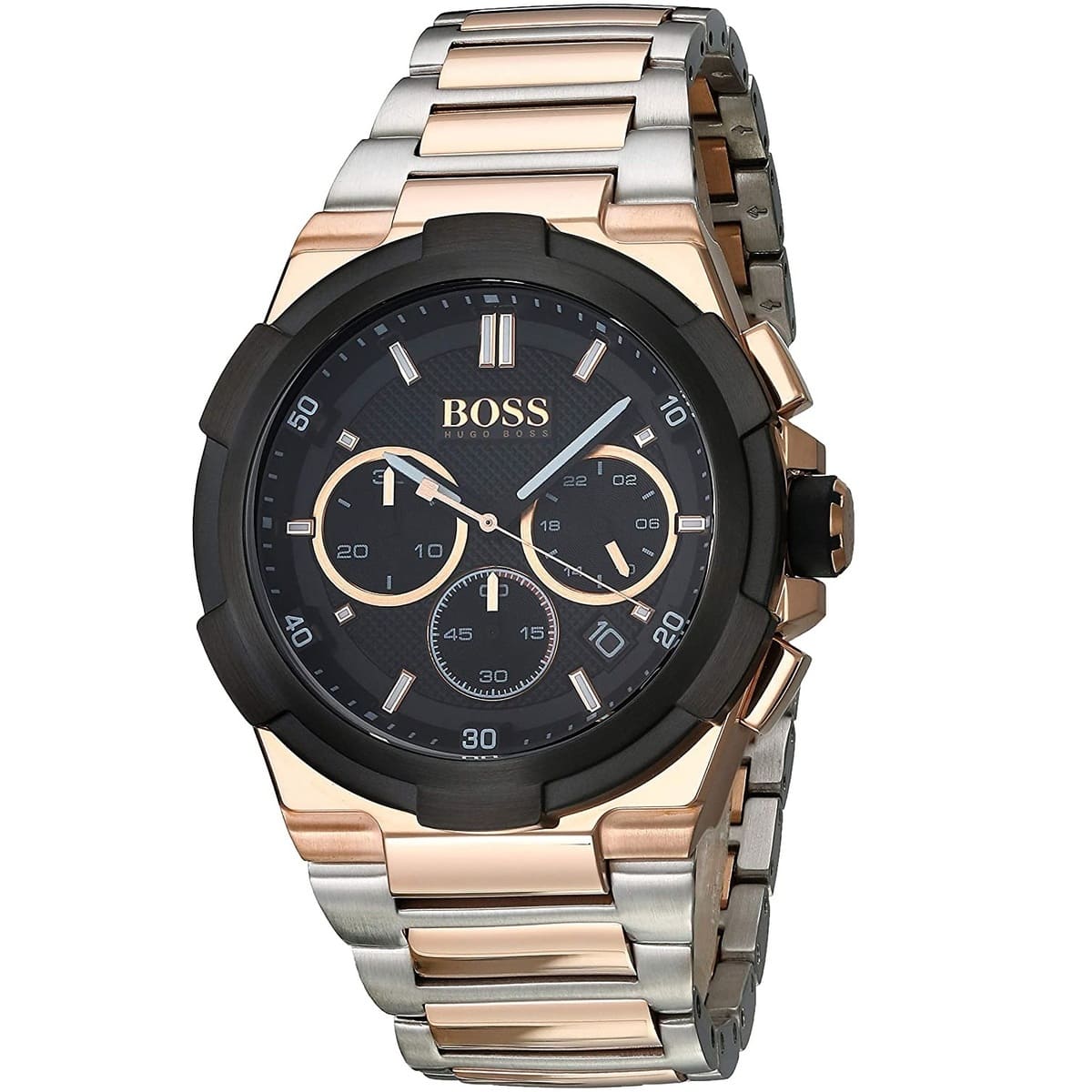 Hugo Boss Supernova Men's Black Dial Stainless Steel Watch – 1513358