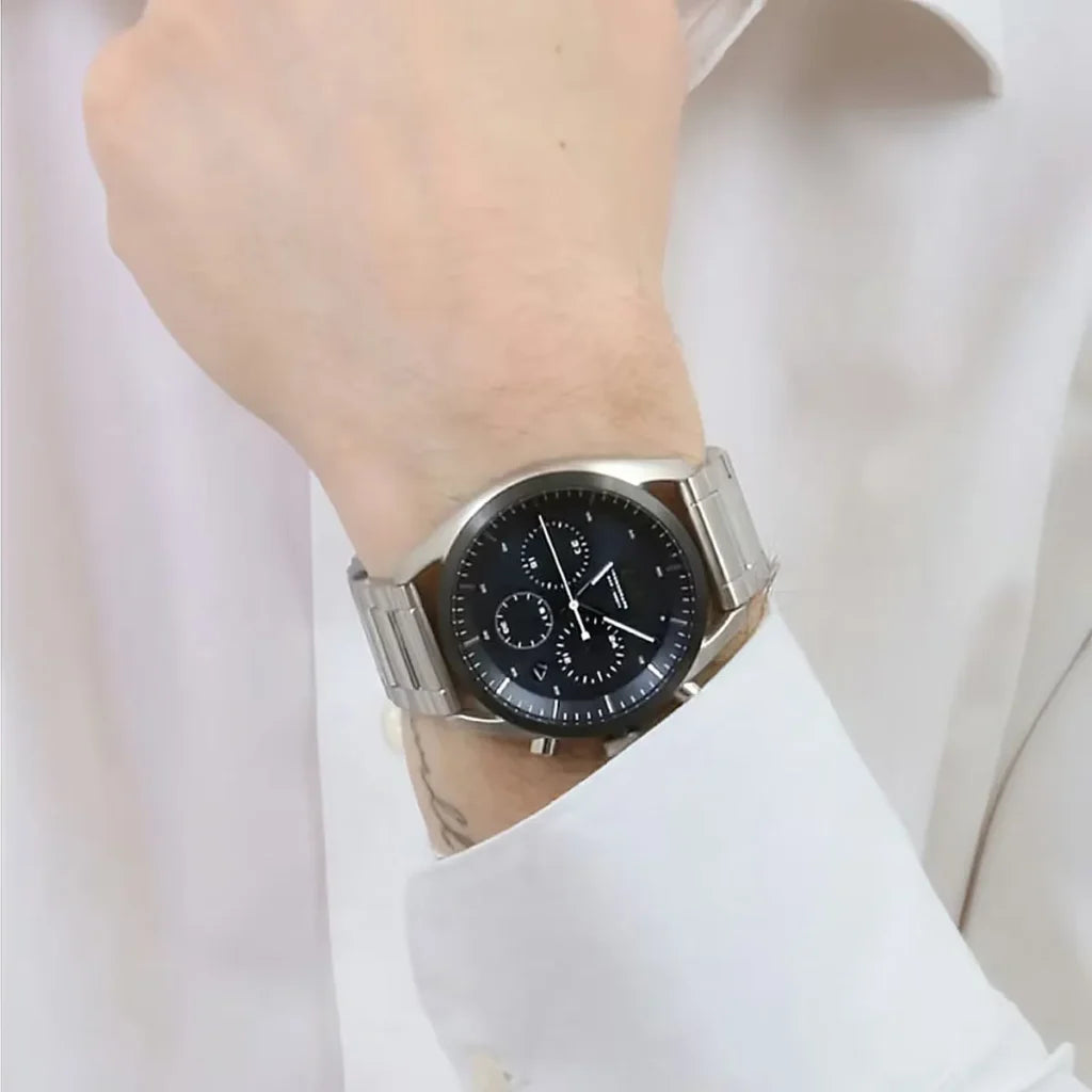 Hugo Boss Top 1514093 Men’s Quartz Watch – Blue Dial Silver Stainless Steel Bracelet