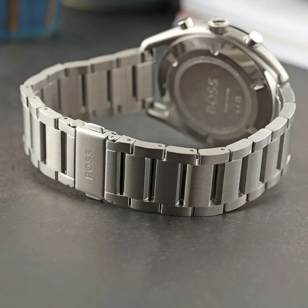 Hugo Boss Top 1514093 Men’s Quartz Watch – Blue Dial Silver Stainless Steel Bracelet