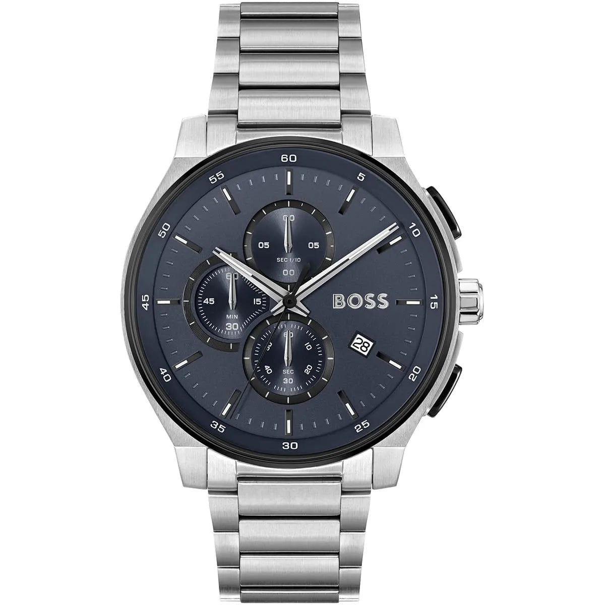 Hugo Boss Hugo Boss Peak Men’s Stainless Steel Analog Watch 1514189 – Blue Dial – 44 mm