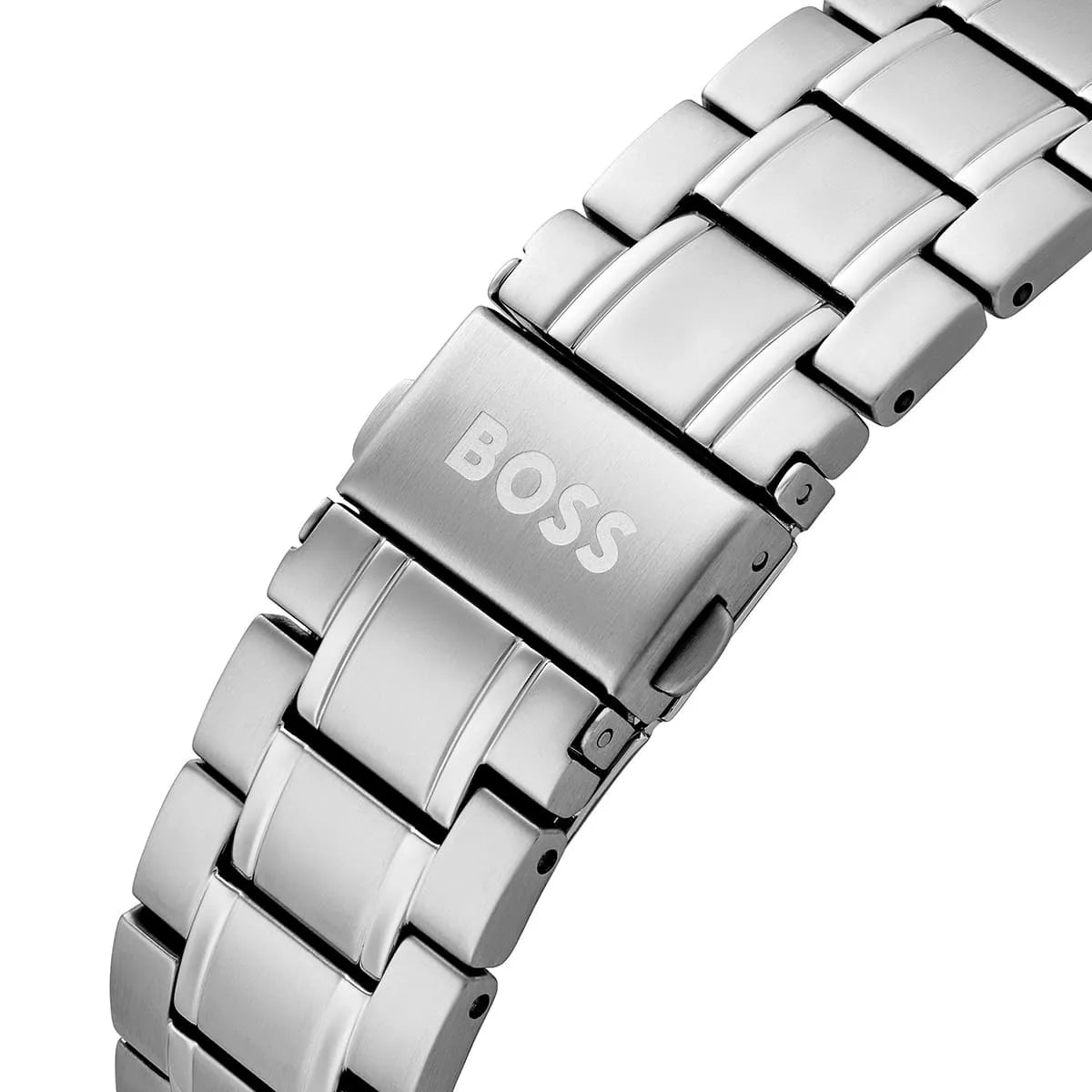 Hugo Boss Men's Watch 1514226 – Blue Dial with Silver Stainless Steel Bracelet
