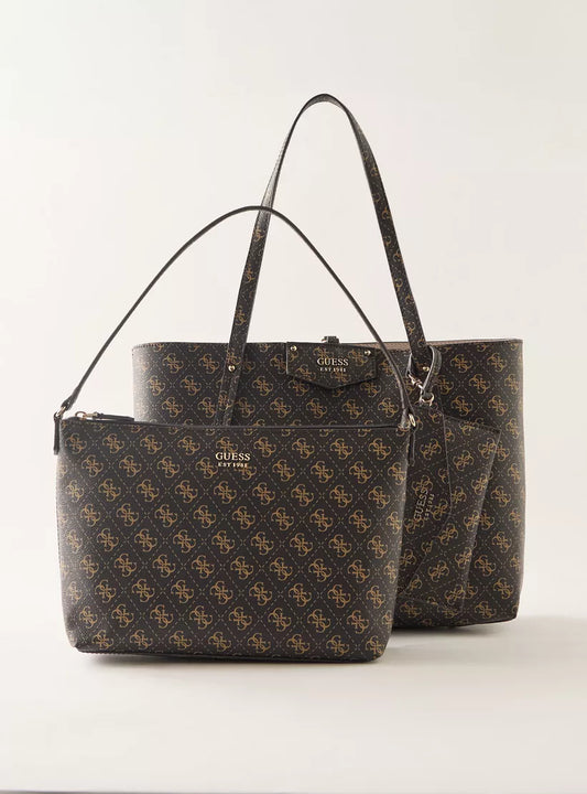 Guess 3-Piece Monogram Handbag Set For Women 12#