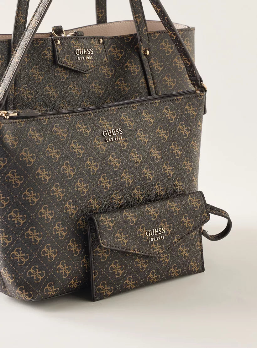 Guess 3-Piece Monogram Handbag Set For Women 12#