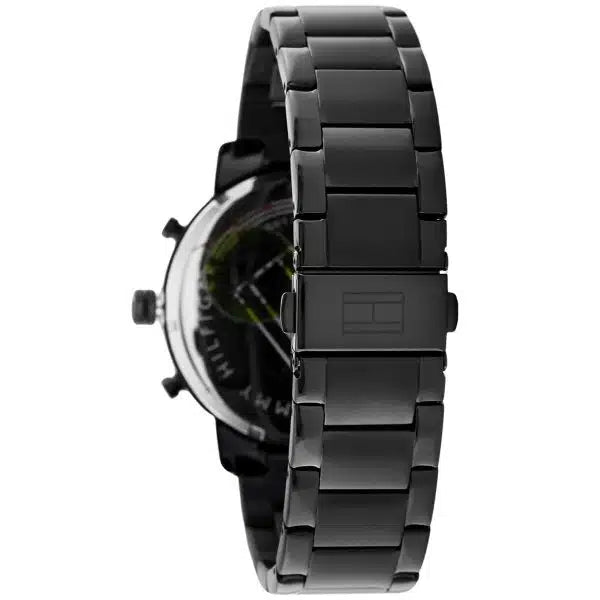 Tommy Hilfiger Evan 1710410 Men’s Quartz Watch – Black Stainless Steel, 44mm Case