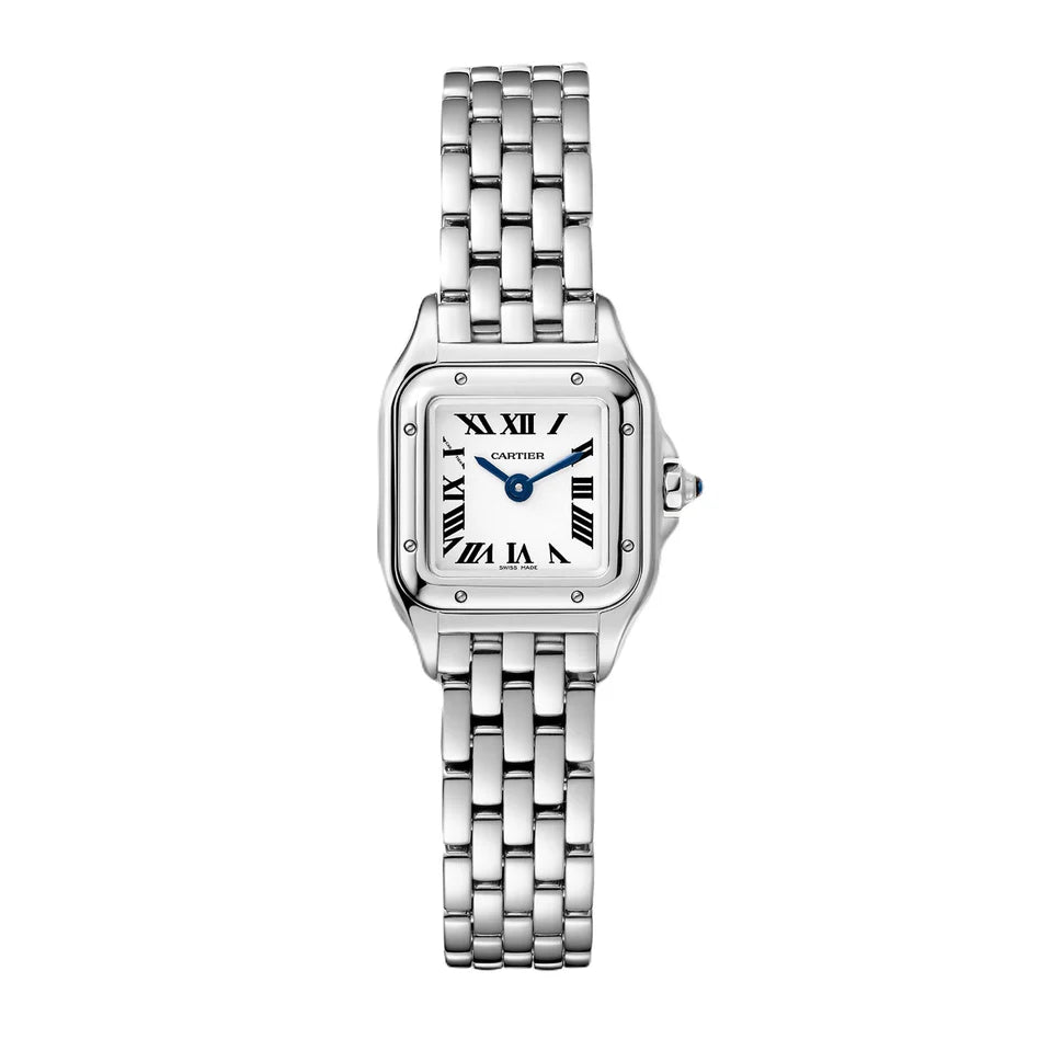 Cartier Panthère de Cartier Mini Women's Watch – Stainless Steel, Quartz Movement, Silver Dial