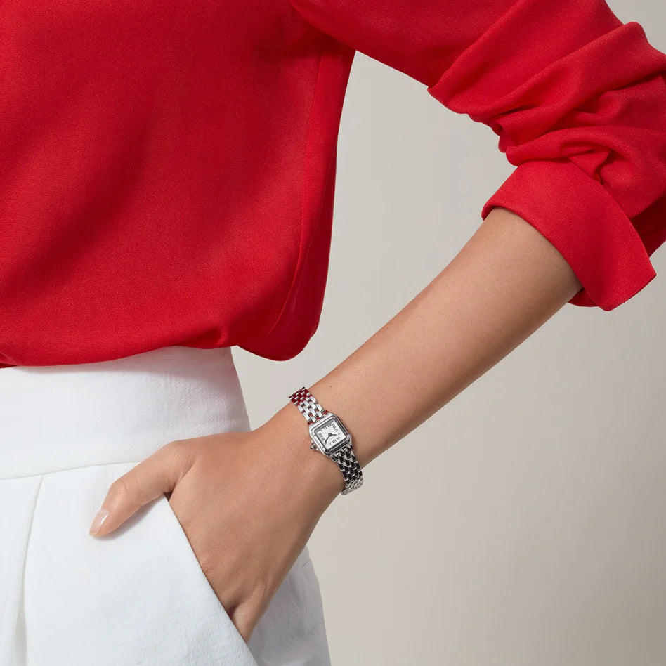 Cartier Panthère de Cartier Mini Women's Watch – Stainless Steel, Quartz Movement, Silver Dial