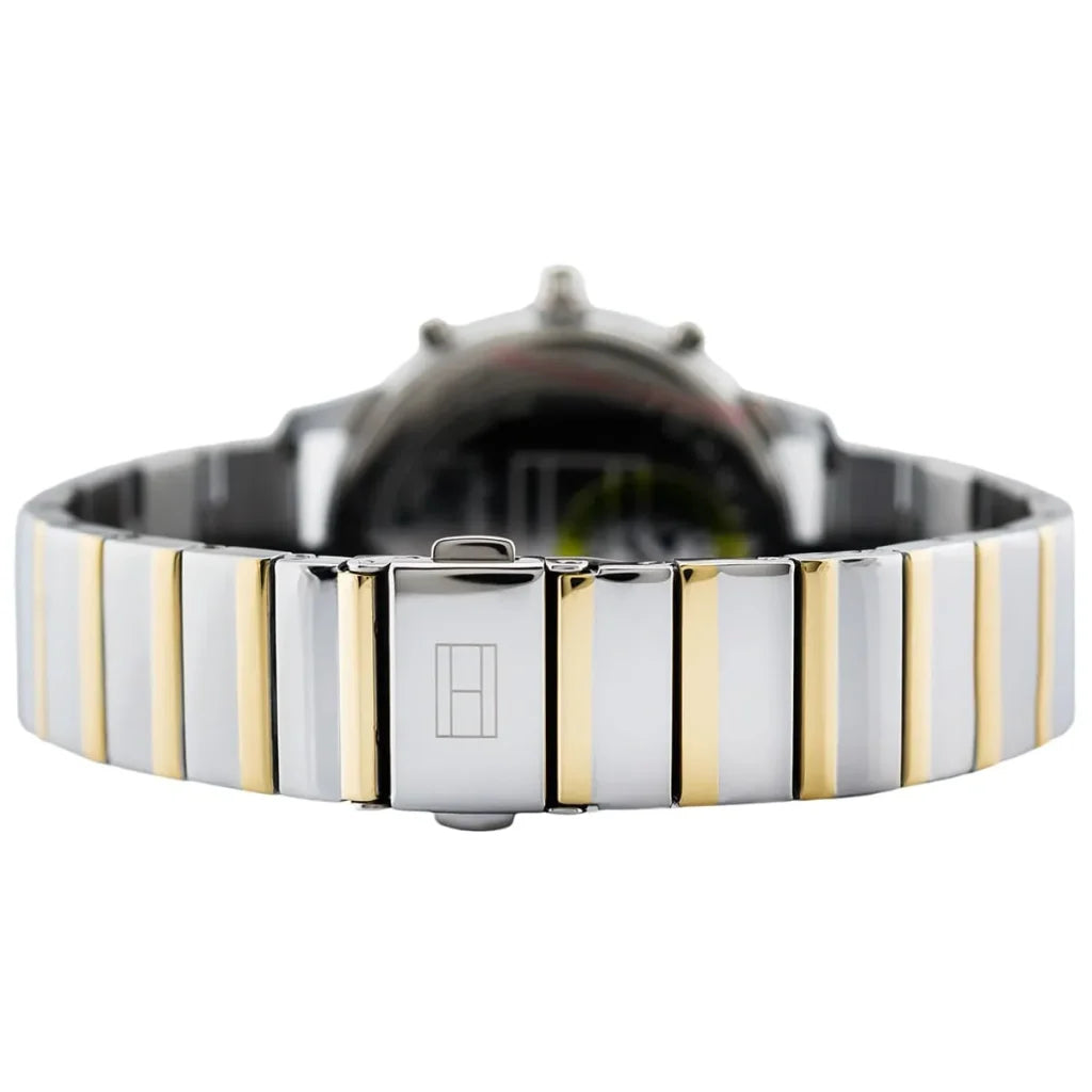 Tommy Hilfiger Blake 1781908 Women's Analog Watch – Silver Dial, Two-Tone Stainless Steel Strap & Quartz Movement