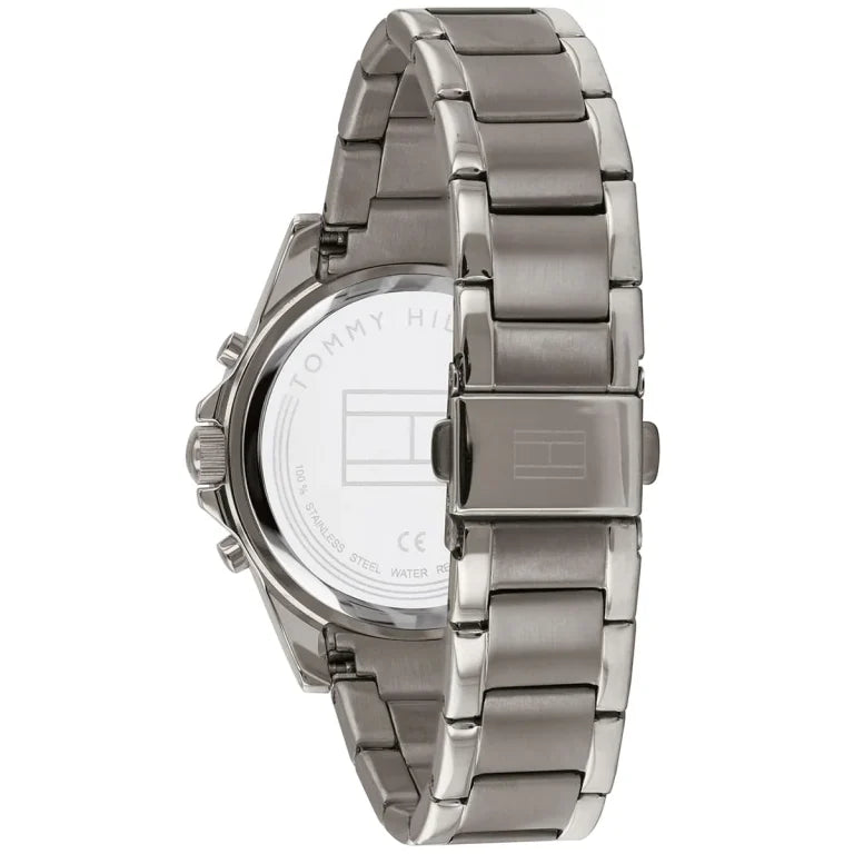 Women’s Haven 1782196 Chronograph Watch – Stainless Steel Silver/Grey Bracelet & Light Gunmetal Dial | 38mm Quartz Elegant Women’s Timepiece