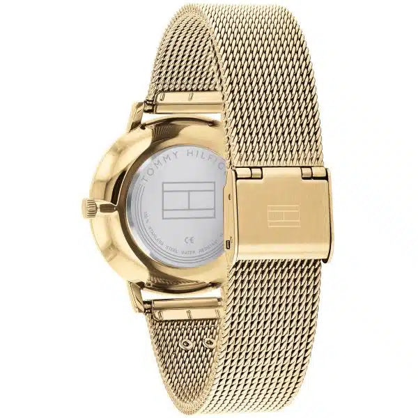 Tommy Hilfiger Women’s Elegant Gold Stainless Steel Watch – 35mm Slim Design | Model 1782286