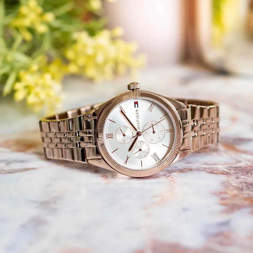 Tommy Hilfiger Women's Monica Rose Gold Stainless Steel Watch 1782593