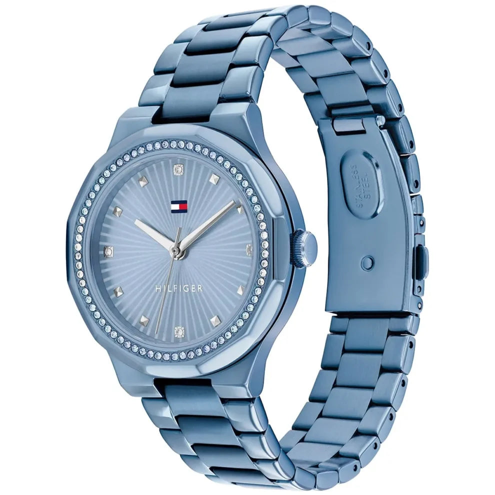 Tommy Hilfiger 1782724 Piper Women’s Quartz Watch – Blue Dial, Blue Stainless Steel Strap (36mm)