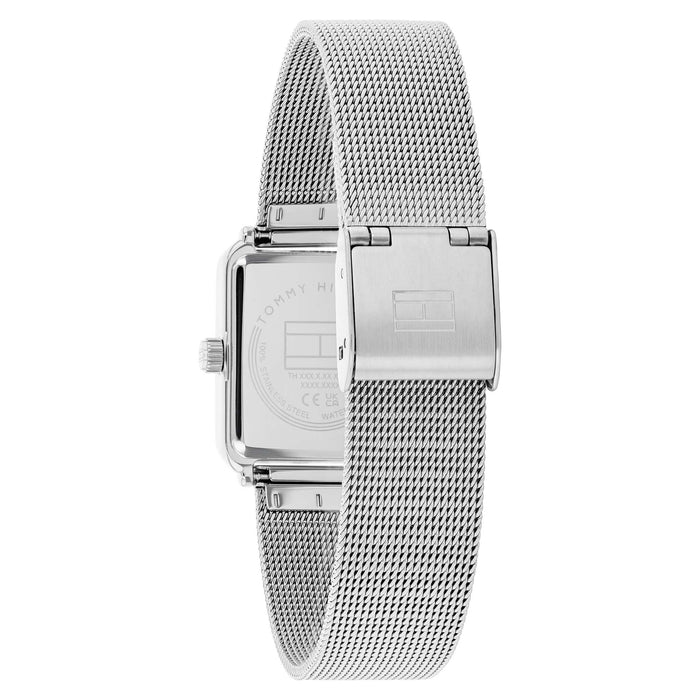 Tommy Hilfiger Women’s Stainless Steel Mesh Watch – Purple Dial, Crystal Accents (1782790)