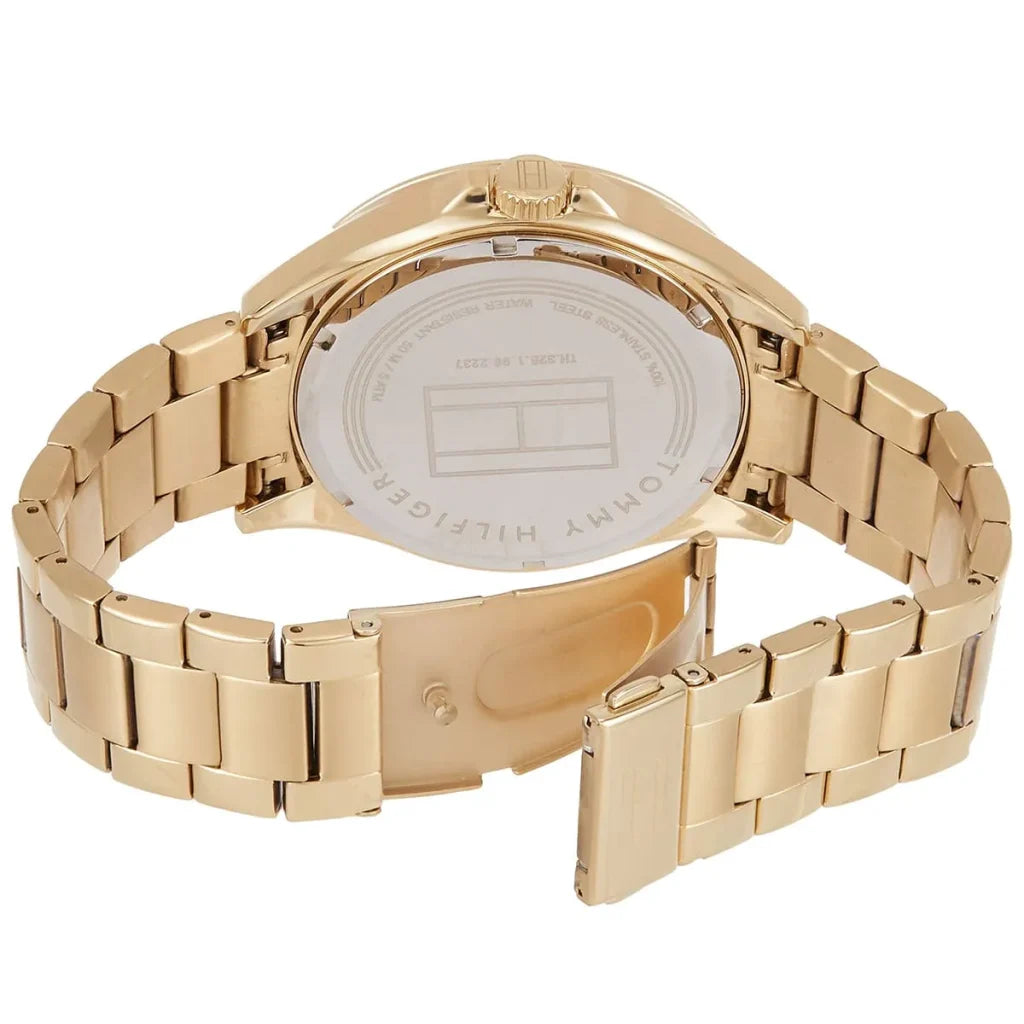 Tommy Hilfiger Men’s Watch – Model 1791365 | Luxurious Gold Stainless Steel Design