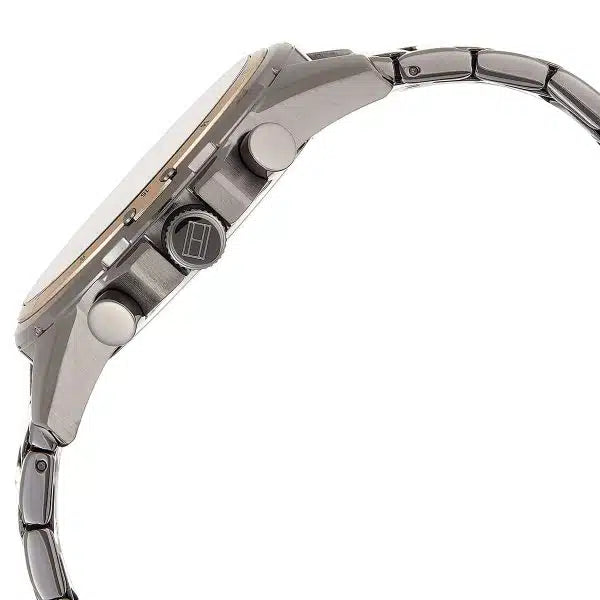 Tommy Hilfiger Mason Men’s Watch 1791790 – Gray Dial, Gray Stainless Steel Strap, Quartz Multifunction, 45mm