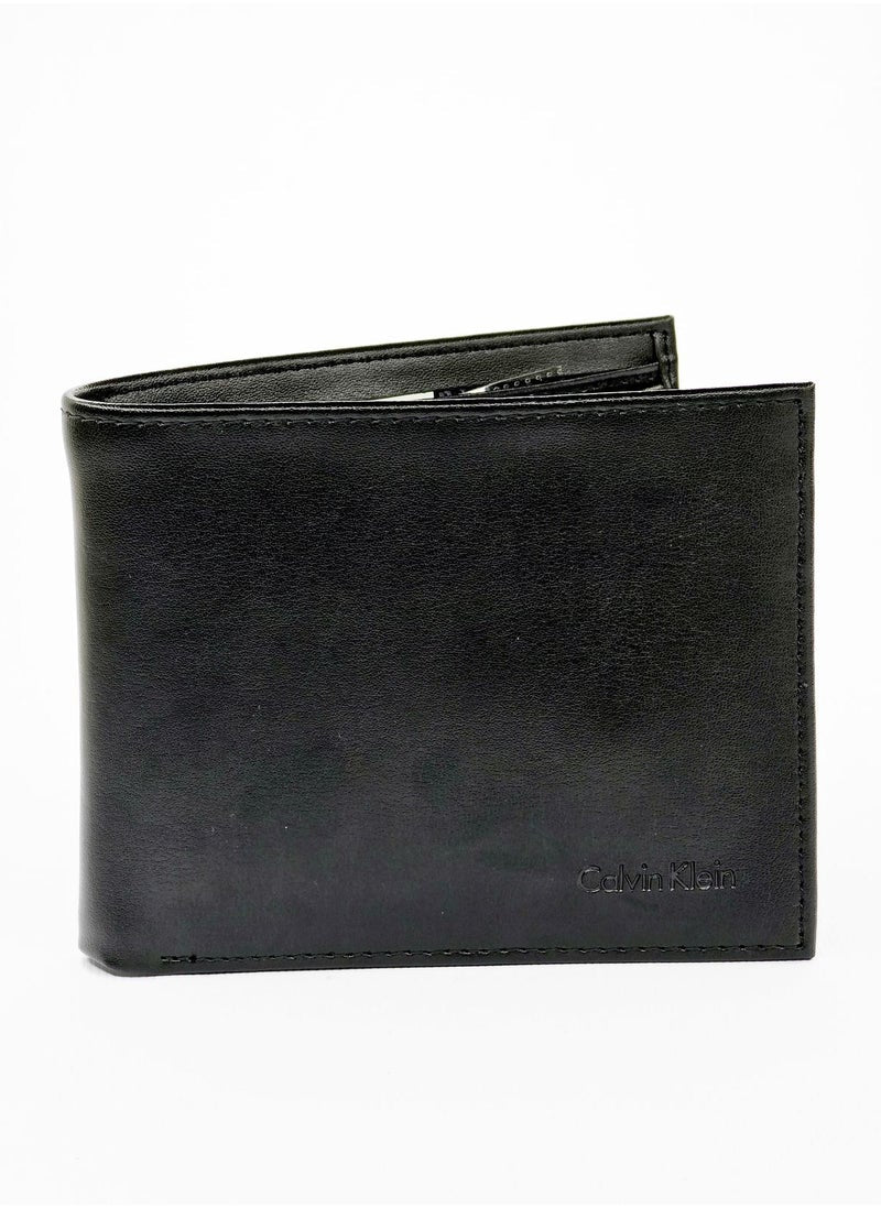 CK Black Leather Wallet-Keychain Set For Men 9#