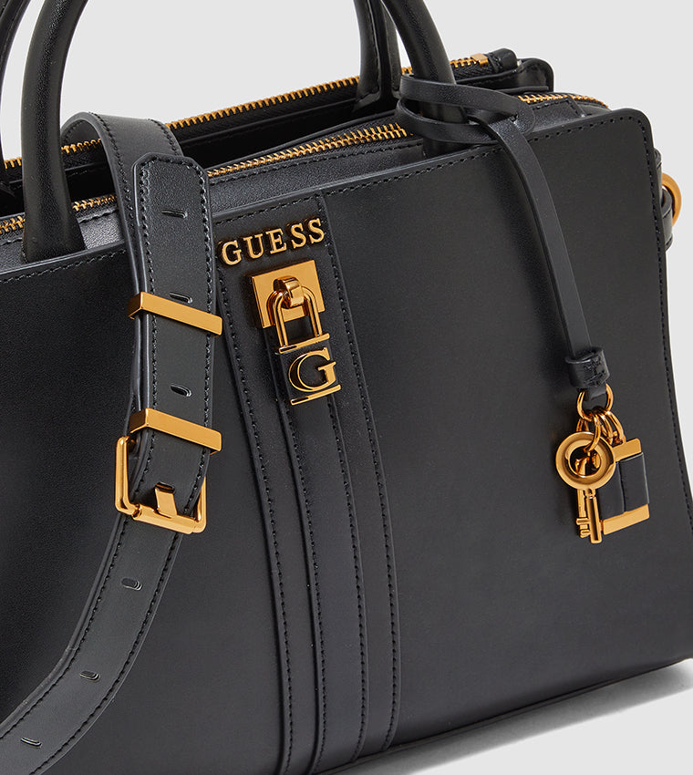 GU Black Satchel Bag For Women 119#