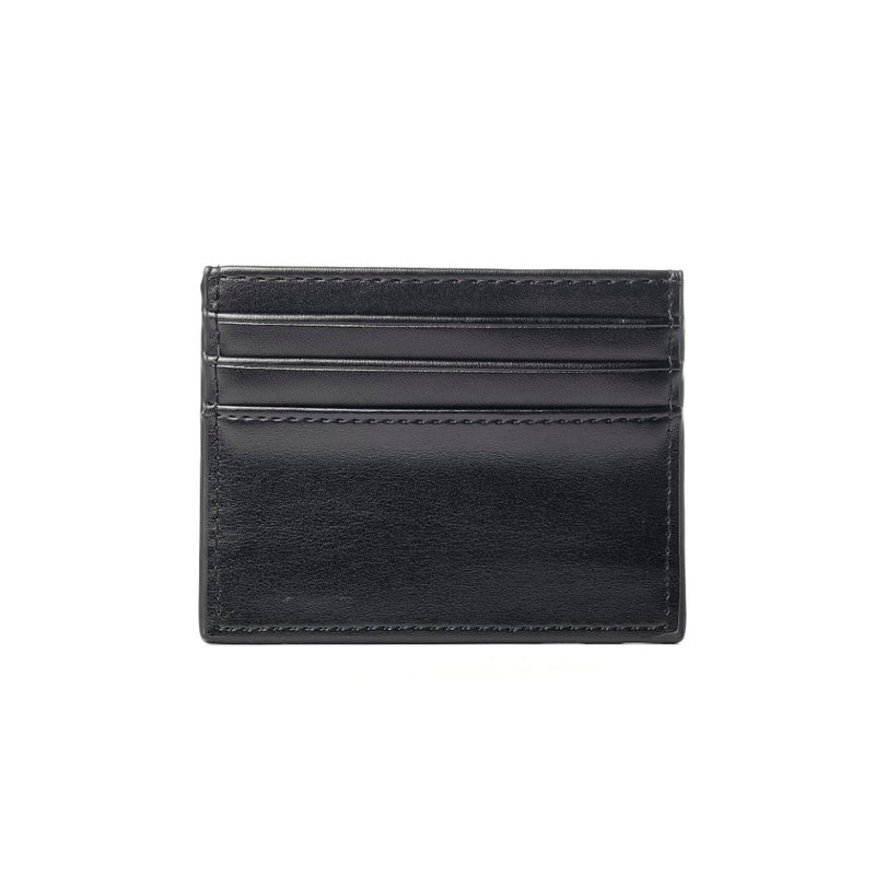 Calvin Klein Black Monogram Embossed Card Holder – Slim Design#19