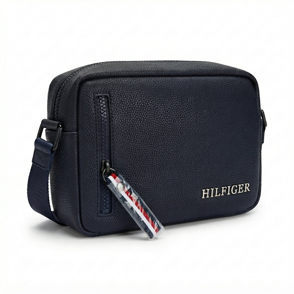 Tommy Hilfiger Men's Crossover Crossbody Bag - Black #0084