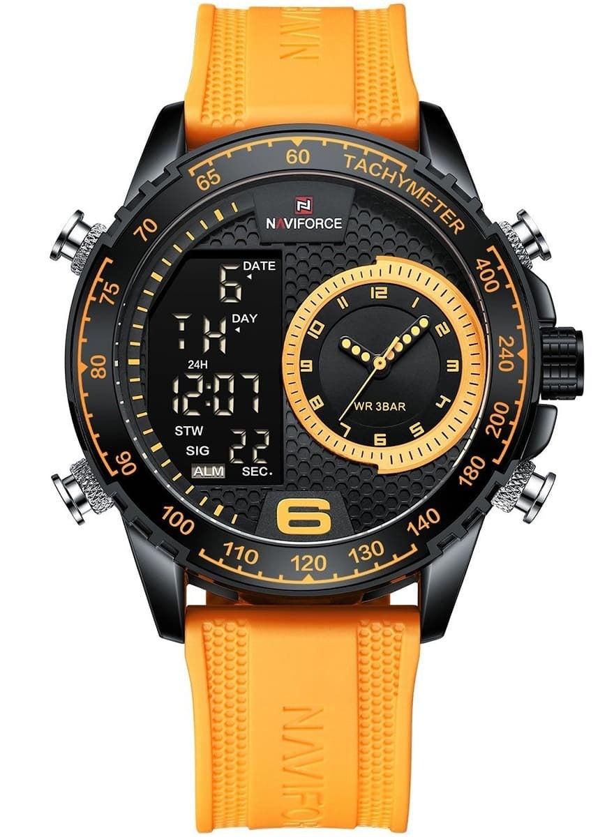 Naviforce Watch For Men NF9199T-B-Y-Y