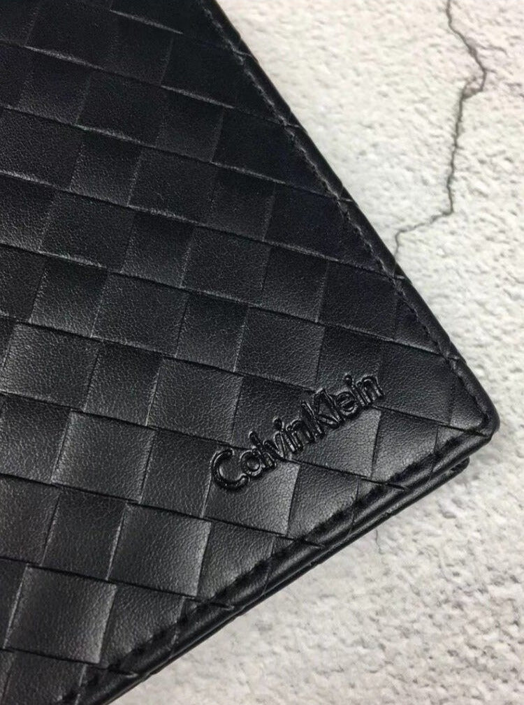 CK Black Leather Wallet For Men #31
