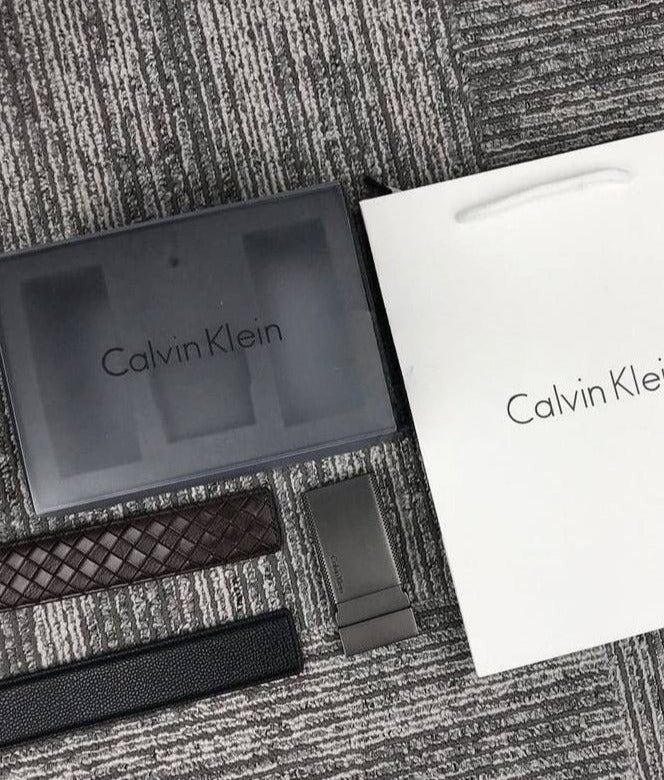 CK Leather Belt Set For Men #10