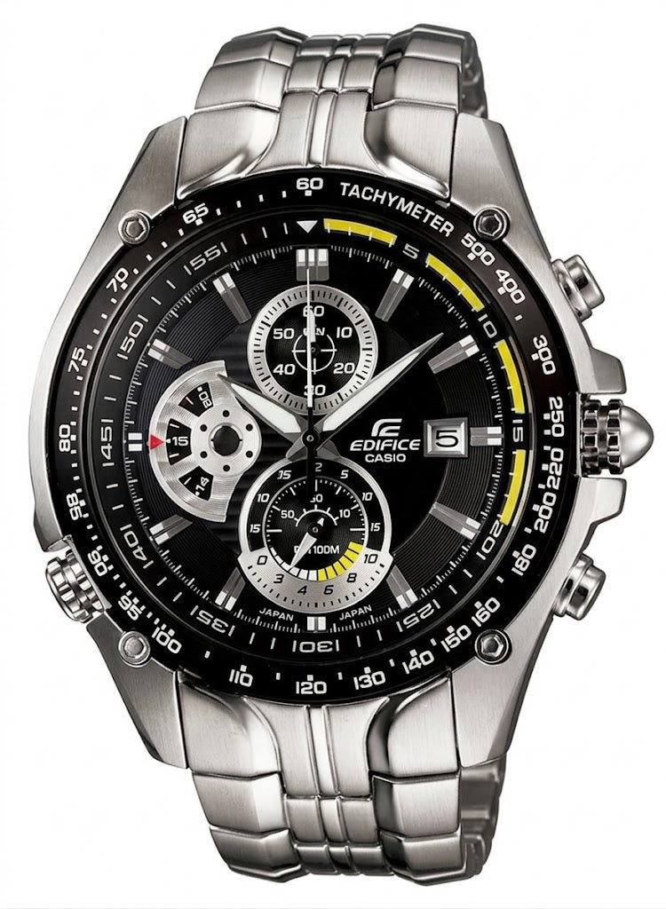 Casio Edifice Men's Chronograph Stainless Steel Watch EF-543D-2AVUDF – Black Dial