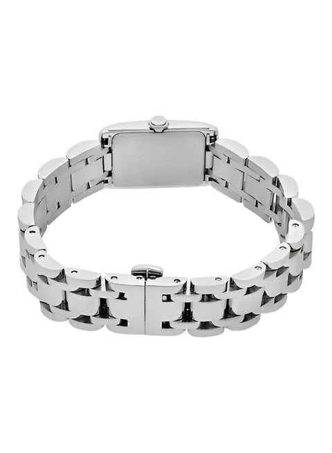 IBSO Women's Rectangular Quartz Watch S9688L – Black Dial & Crystal Accents