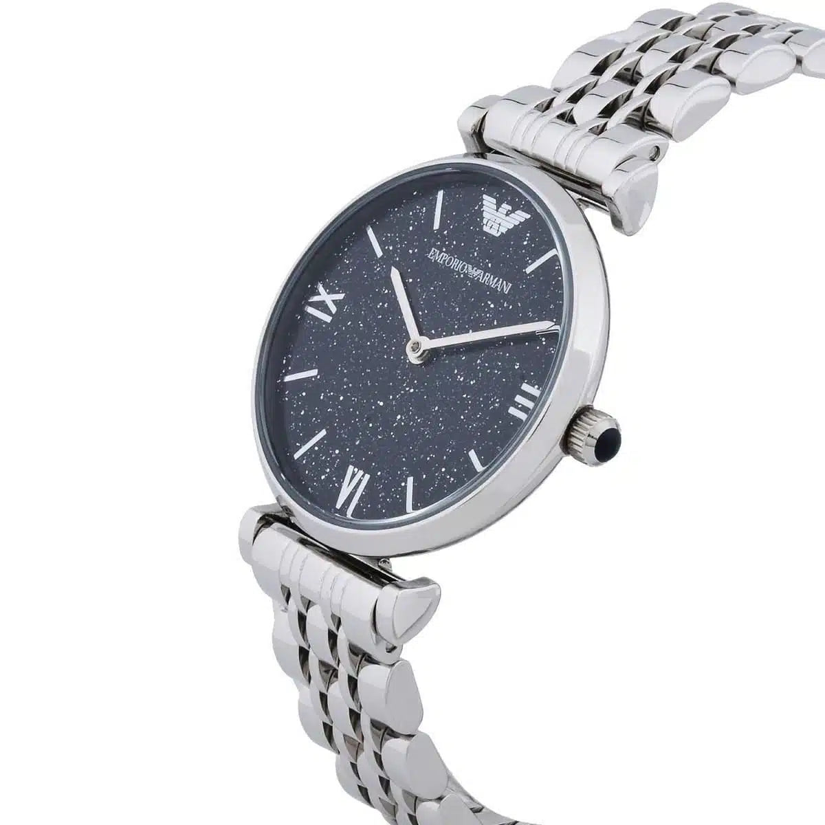Emporio Armani Gianni T-Bar AR11091 Women’s Watch – Blue Dial Stainless Steel Elegant Fashion Watch